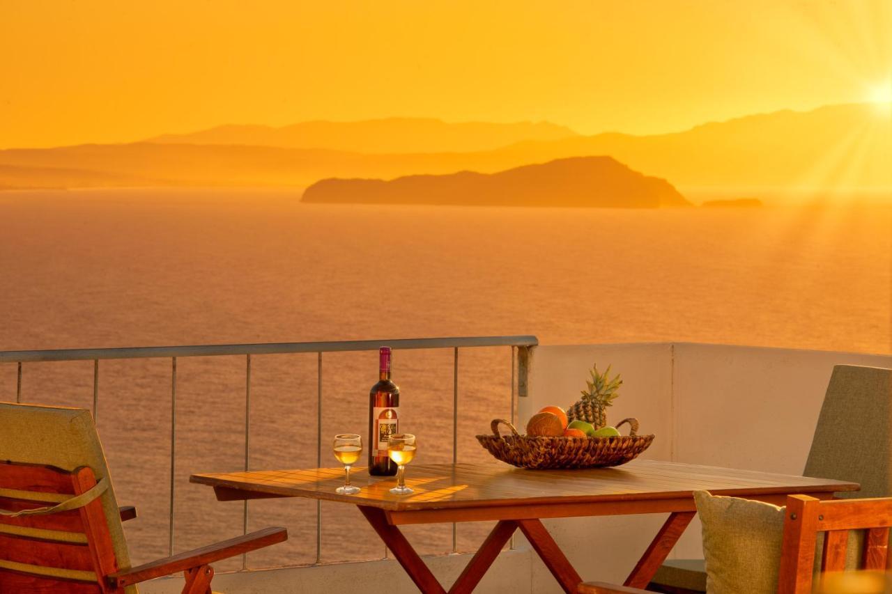 Sunset Home With Sea View La Canée Extérieur photo